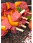 4 brochettes de bœuf (environ 550 gr)